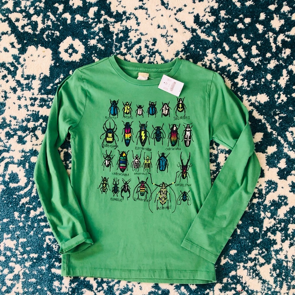 Crewcuts NWT boys size 12 lightweight cotton long sleeve tee